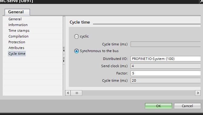 Wejścia/wyjścia typu time-based Wejścia pomiarowe wyjścia krzywkowe Można również wygenerować blok synchroniczny magistrali ręcznie przez dodanie bloku OB61 (Synchronous Cycle), w tym wypadku