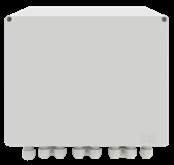 Szybki montaż dzięki możliwości przełożenia zarobionego złącza RJ45 przez dławnice kablowe Profesjonalny switch PoE do 8 kamer IP z zasilaczem 96W o wysokiej
