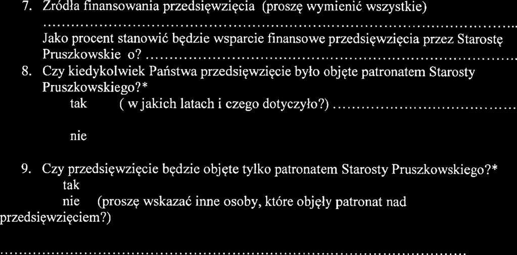 5 Opis panowanego przedsięwzięcia ( do kogo jest adresowane, cee przedsięwzięcia, zasięg, panowana iczba uczestników itp.