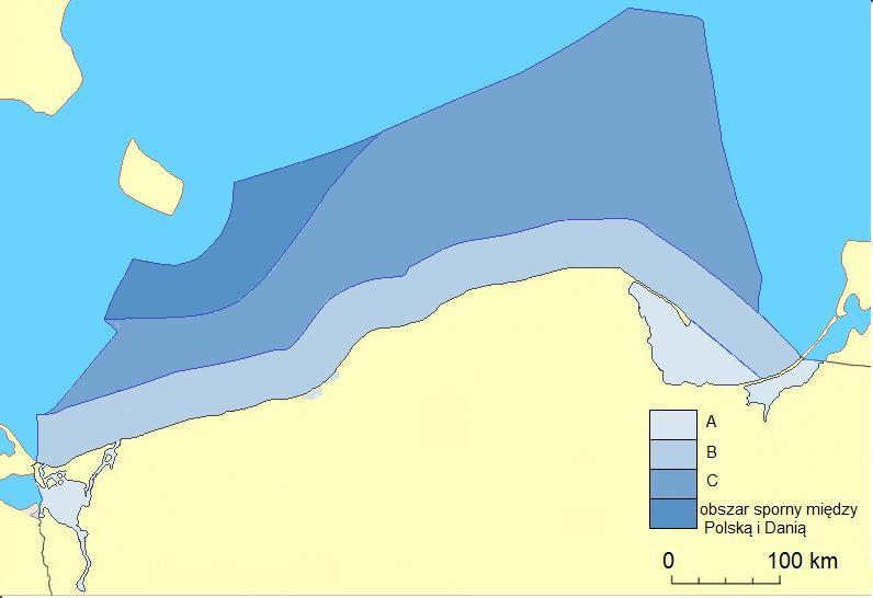 Zadania 27. do 29. rozwiąż korzystając z poniższej mapy. X Zadanie 27. /0-3p./ Na mapie literą X zaznaczono miejsce, gdzie w przyszłości ma kanał łączący Zalew Wiślany z Morzem Bałtyckim.