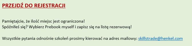 save E-mail do przełożonego Lista