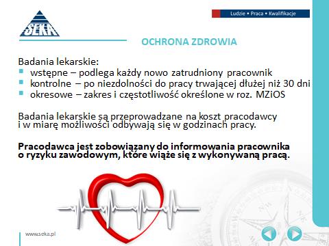 VI. OCHRONA ZDROWIA PRACOWNIKÓW Każdy kandydat do pracy podlega wstępnym badaniom lekarskim. Od tego wymogu przepisy nie przewidują żadnego odstępstwa.