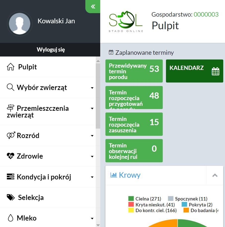 Rozwijane menu menu pojawiąjące się po kliknięciu na niebieski kwadracik: pojawia się w miejscach, gdzie można np.