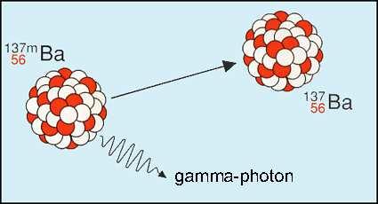 Przmin γ Jądro wzbudzon mituj kwnt prominiowni lktromgntyczngo foton o dużj nrgii (rzędu 1 MV) kwnt gmm W wyniku rozpdu β - jądr kobltu powstj jądro