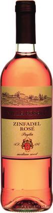 WŁOCHY / ITALIEN Villa Rosale Zinfandel 75cl 55,- I.G.T. Puglia, Włochy 25cl 20,- Różowe półsłodkie, Rosa halbsüβ 12,5cl 12,- Wino półsłodkie.