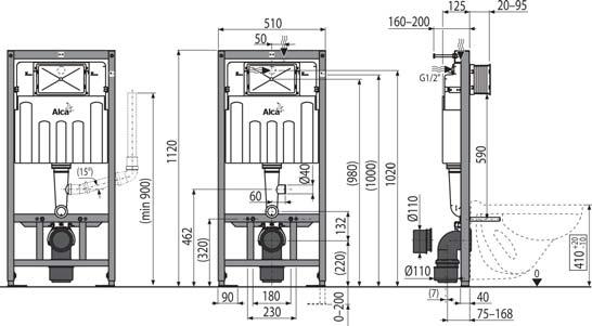 450 zł AM101/1120V Sádromodul Podtynkowy system instalacyjny z