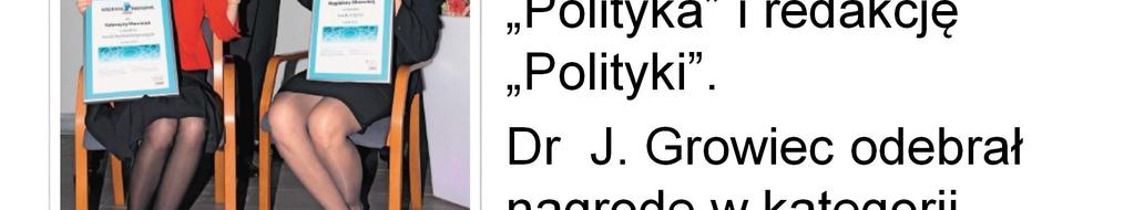 Fundację Tygodnika Polityka i redakcję Polityki.