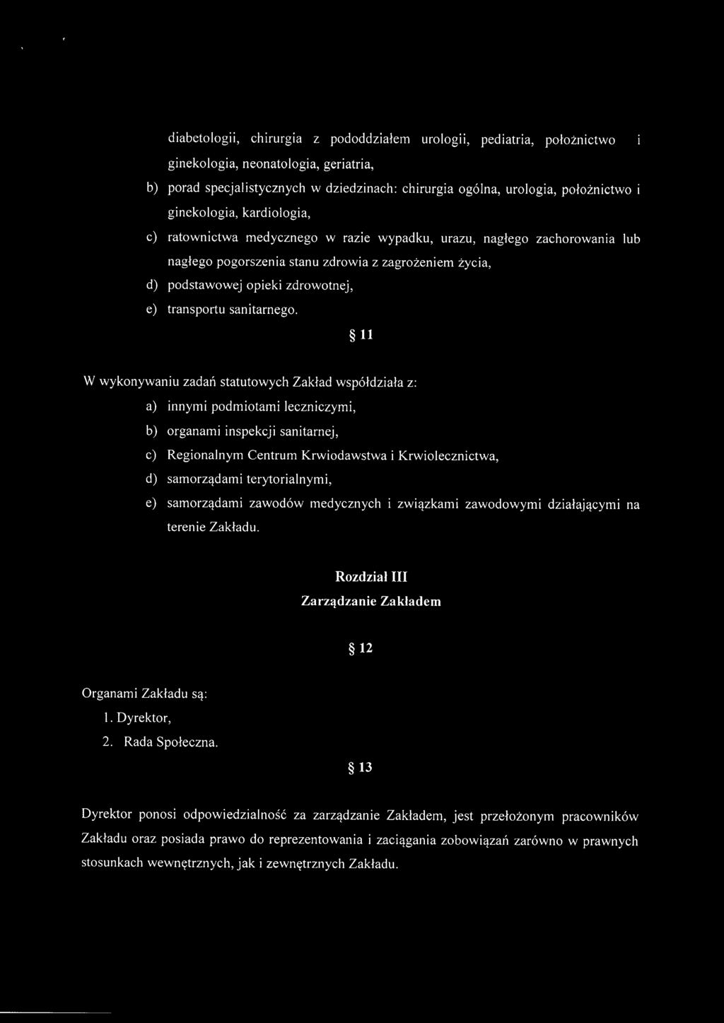 transportu sanitarnego.