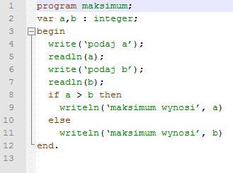 III. Iteracja Instrukcja wyboru if warunek then akcja_jeżeli_tak else