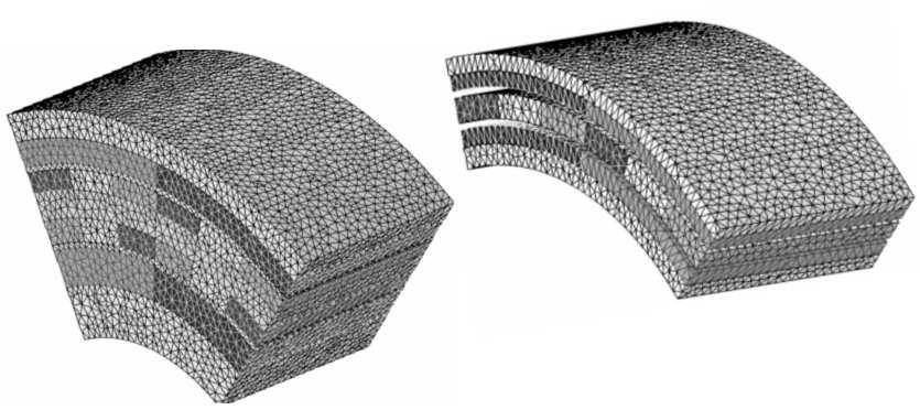 A: j B: j B C: j A C ( α) = 10 cos( ωe ); ( α) = 10 cos( ωe+ 2π /3); ( α) = 10 cos( ω + 4π /3); e (1) gdzie:ω e =2πα/60 kąt elektryczny zależny od położenia kątowego wirnika α.