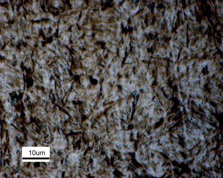 centered tetragonal crystal structure, whereas austenite has a face center cubic (FCC) structure.