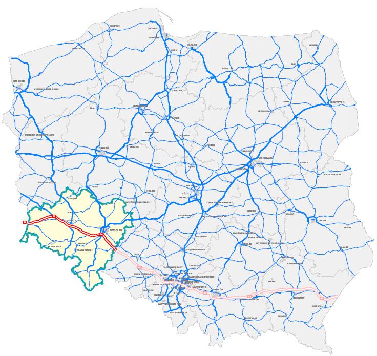 Dolnośląski odcinek A4 Wrocław-Krzyżowa A4 to najdłuższa autostrada w Polsce o długości ok. 672 km. Autostrada A4 w województwie dolnośląskim to najstarszy odcinek autostradowy w Polsce.