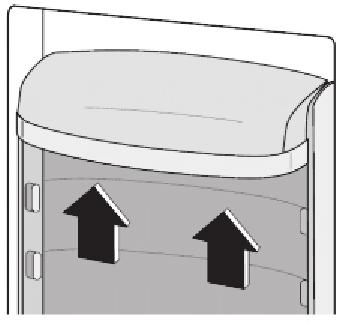 USTAWIENIE BALKONIKÓW NA DRZWIACH Balkoniki na drzwiach można umieszczać na różnych wysokościach, co pozwala na przechowywanie produktów o różnych rozmiarach.