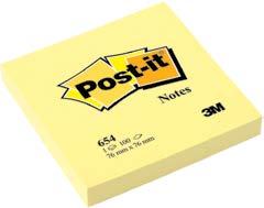 Idealne do sporządzania notatek czy zostawiania wiadomości i przypomnień. Żółte karteczki Post-it są połączeniem współczesności i klasyki.