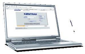 KOMTRAX Droga do większej wydajności KOMTRAX stanowi najnowsze osiągnięcie w technologii bezprzewodowego monitorowania. Jest kompatybilny z komputerami, smartfonami lub tabletami.