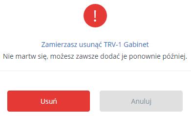 TRVM Usuwanie głowicy z aplikacji