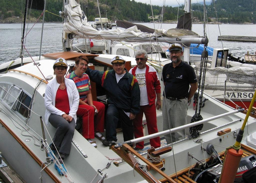 Spotkanie trzech polonijnych jachtów odbyło się w Pender