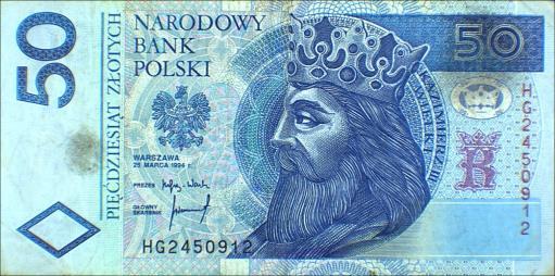 banknotu, nie nadają się do obiegu. Emisja 1994 Emisja 2012 3) Napis, nadruk, rysunek Sortowanie według tego kryterium (w zakresie wykrywania napisów, nadruków oraz rysunków) nie jest obowiązkowe.