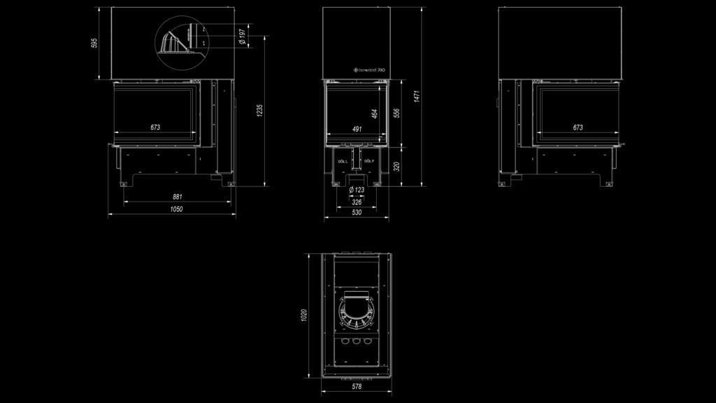 EKOLOGICZNE SPALANIE Model NBU spełnia wymagania restrykcyjnej normy BImSchV 2, wyznaczającej maksymalną emisję CO. NOWOCZESNY DESIGN NBU zwraca uwagę nowoczesnym designem i estetyką wykończenia.