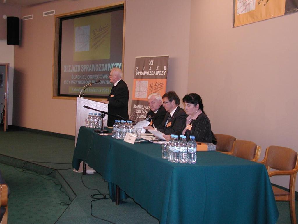 Kalendarium 2012 Komisja Mandatowa w składzie: Maria Świerczyńska - przewodnicząca, Wojciech Gajecki, Ludwik Ignatowicz, Tadeusz Sopata,