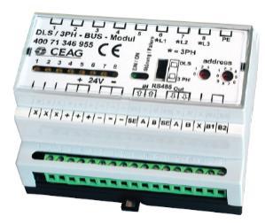 - złącze przesyłu danych CCB do BCM - programowanie parametrów ładowania akumulatorów ze sterownika CU - kontrolka LED pracy wzmacniacza ładowania - trymery adresowe do pracy w sieci CCB Rozłącznik