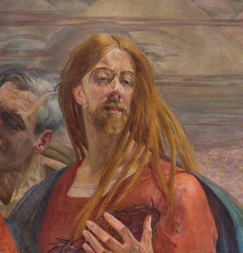 Jacek Malczewski, Autoportret jako Chrystus (Wizja Ezechiela), 1920 r.