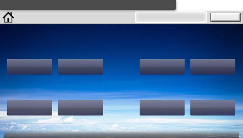 Instalacja i konfiguracja urządzenia > Panel dotykowy Panel dotykowy Ekran Początek Ten ekran można wyświetlić, na panelu operacyjnym wybierając klawisz [Początek].
