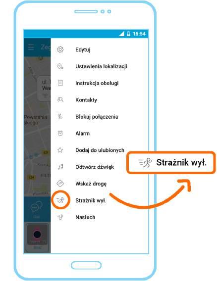 11. STRAŻNIK PRZEMIESZCZENIA Otrzymasz powiadomienie SMS i w