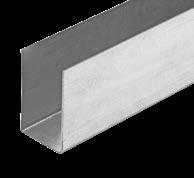 54 SUCHA ZABUDOWA NIDA 55 C 1) Profil stosowany w ścianach działowych, okładzinach ściennych, sufitach samonośnych oraz obudowach pionów instalacyjnych. Stanowi podstawowy element konstrukcji nośnej.