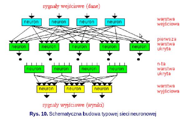 Struktura sztucznej sieci neuronowej