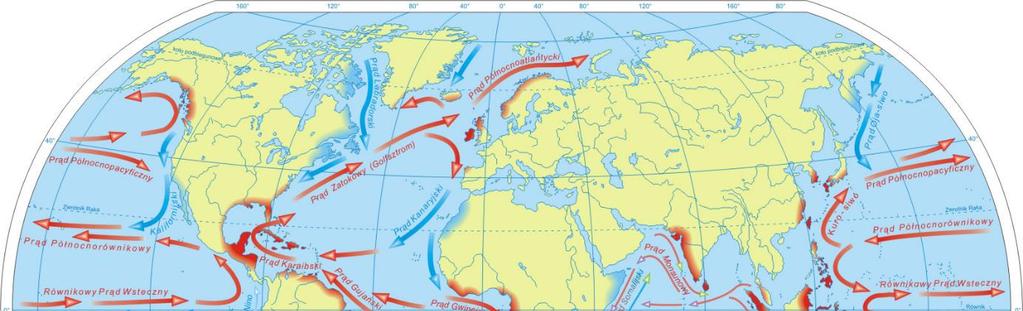 5 10 o C Ideogram globalnej cyrkulacji oceanicznej tempo