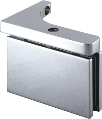 standardowy z pionową osią obrotu, montowany do podłogi / sufitu Standard vertical pivoted hinge, floor / ceiling installation TGSH505LOS 11 25 Zawias standardowy z pionową osią obrotu i mocowaniem