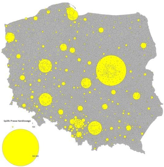 Model podróży służbowych (BIZ) baza to liczba spółek