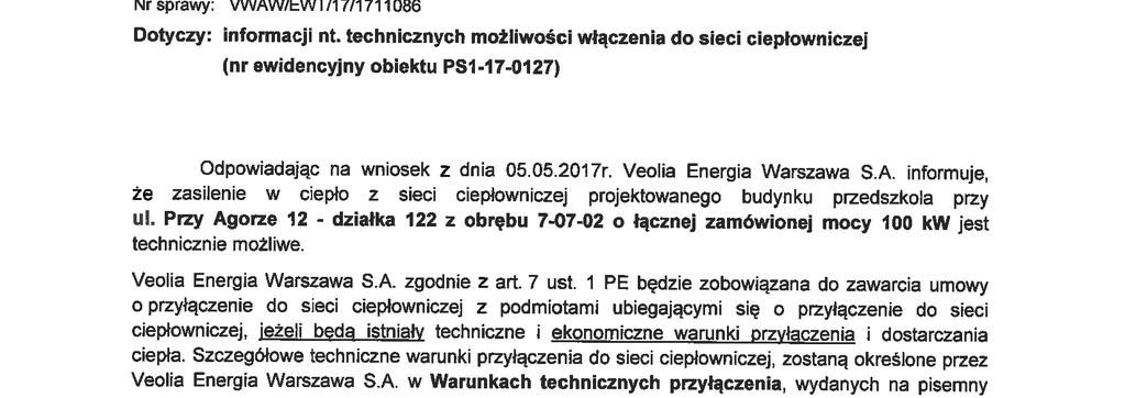 PROGRAM FUNKCJONALNO - UŻYTKOWY Budowa nowego budynku Przedszkola nr 334 przy ul.