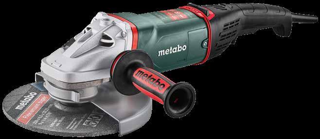 600 W WE 26-230 MVT Quick Metabo VibraTech (MVT): zintegrowany system tłumienia drgań oraz