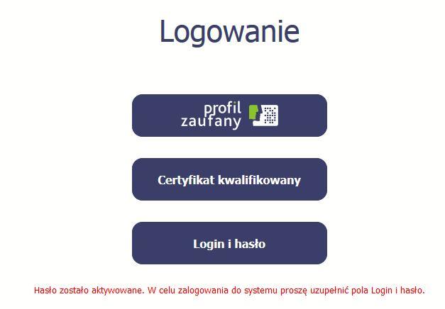 Przejdź do Twojej poczty elektronicznej, przeczytaj wiadomość.