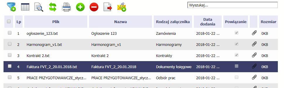 12.10. Filtrowanie Możliwe jest wyszukiwanie danych według wybranych przez Ciebie kryteriów.