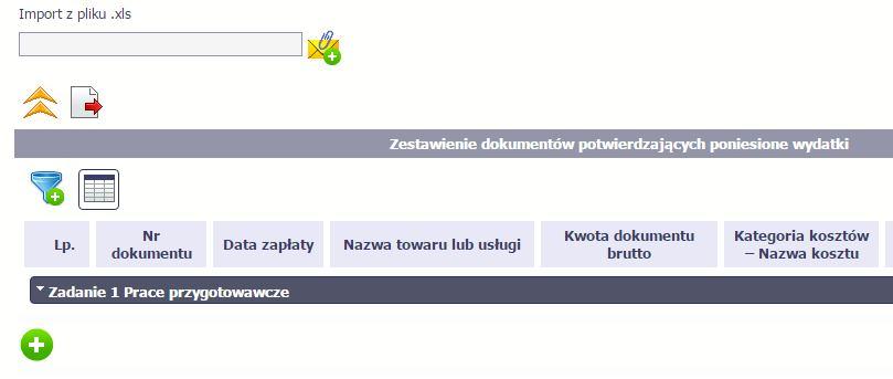 m.in. o nazwie danego pliku i jego rozmiarze wyrażonym w MB. Pola zawarte w zestawieniu uzupełniane poprzez import pliku xls lub wprowadzanie ręcznie są dokładnie takie same.