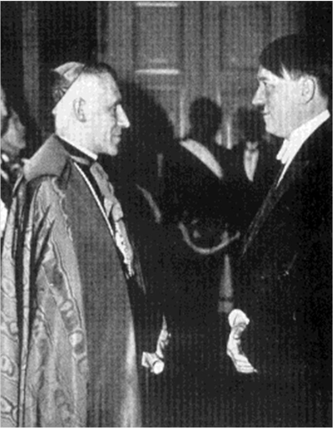 biz/ksiazkiapologetyczne/ Hitler spotyka hierarcho w kos cielnych Do zdjęcia załączony był opis: 20 kwietnia 1939 r. Arcybiskup Orsenigo obchodził urodziny Hitlera.