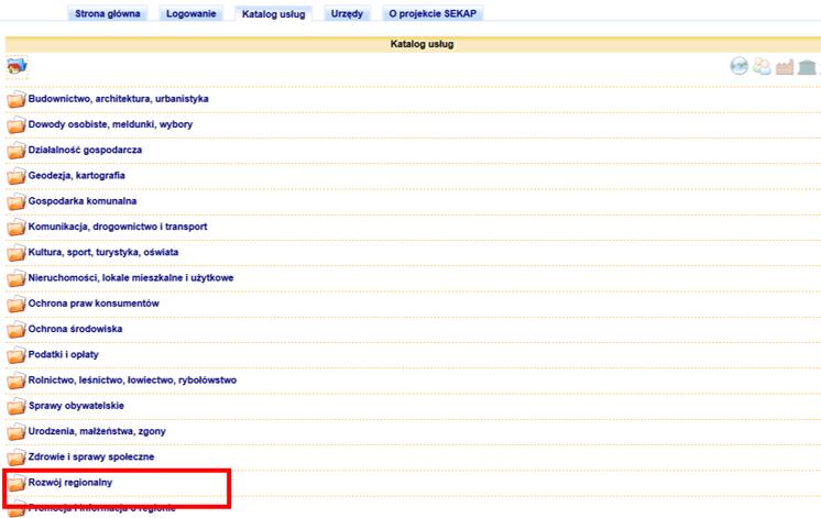 3. Wybierz odpowiednią usługę w Katalogu usług: Wejdź w zakładkę Katalog usług i wybierz