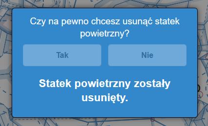 Zanim nastąpi całkowite usunięcie statku powietrznego z listy po