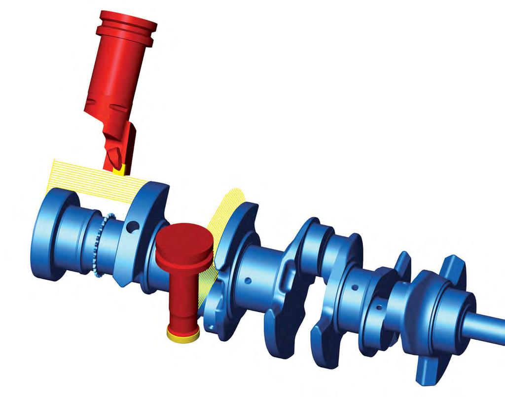 MILL-TURN Machining hypermill MILL-TURN Machining Kompleksowe strategie toczenia Moduł obróbkowy hypermill MILL-TURN obsługuje programowanie dowolnej wspólnej strategii toczenia na tokarkach.