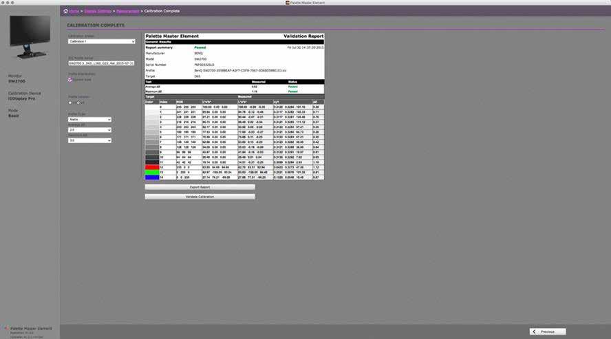 05 2.2 Tryb prosty / Basic Mode Umieść kolorymetr w wyznaczonym miejscu na ekranie. Aby rozpocząć pomiar, kliknij "Continue".