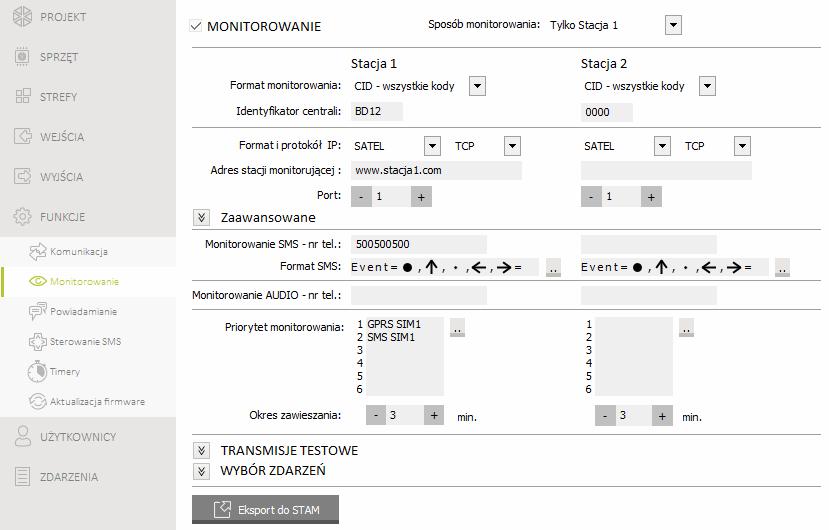 SATEL PERFECTA 35 Treść polecenia musi różnić się od treści pozostałych poleceń sterujących zaprogramowanych w centrali.