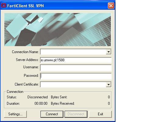 KSAT2000i instrukcja instalacji systemu KSAT2000i Rysunek 9 Ikona klienta zdalnego połączenia SSL VPN 3.