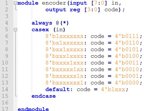 Przykłady realizacji enkodera 3 Zasadniczo nie ma co tutaj opisywać.