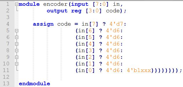Przykłady realizacji enkodera 6 Przykład
