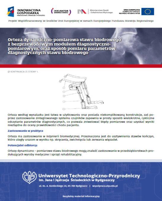 UKW) 60 broszur patentowych w wersji papierowej w ilości 100