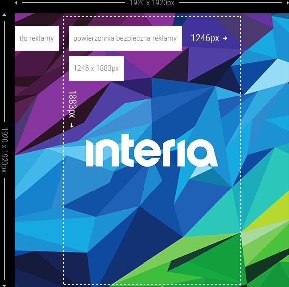 Wizualizacje i pliki wzorcowe: http://data.interia.pl/reklama/wzor/mobile/interstital/inter_pion.