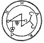 LEMEGETON: CLAVICULA SALOMONIS Morax U (?) S Dwudziestym pierwszym duchem jest Morax, wielki hrabia i przywódca w hierarchii piekielnej. Pojawia się jako wielki byk z ludzką twarzą.